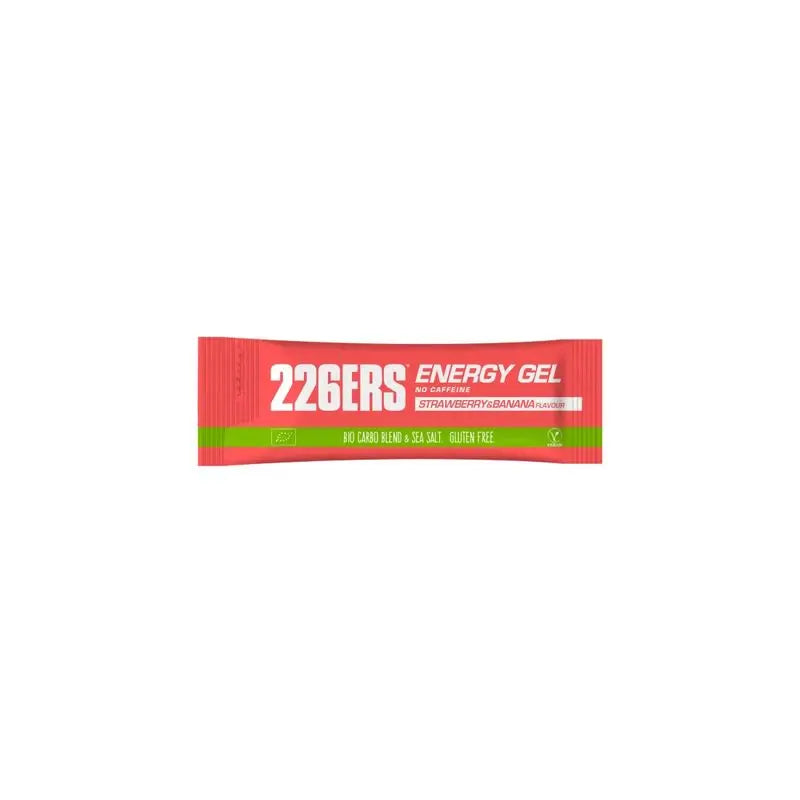 226Ers Energy Gel 40Gr Gel Energético Fresa Y Plátano - Sin Cafeína, 40 gr